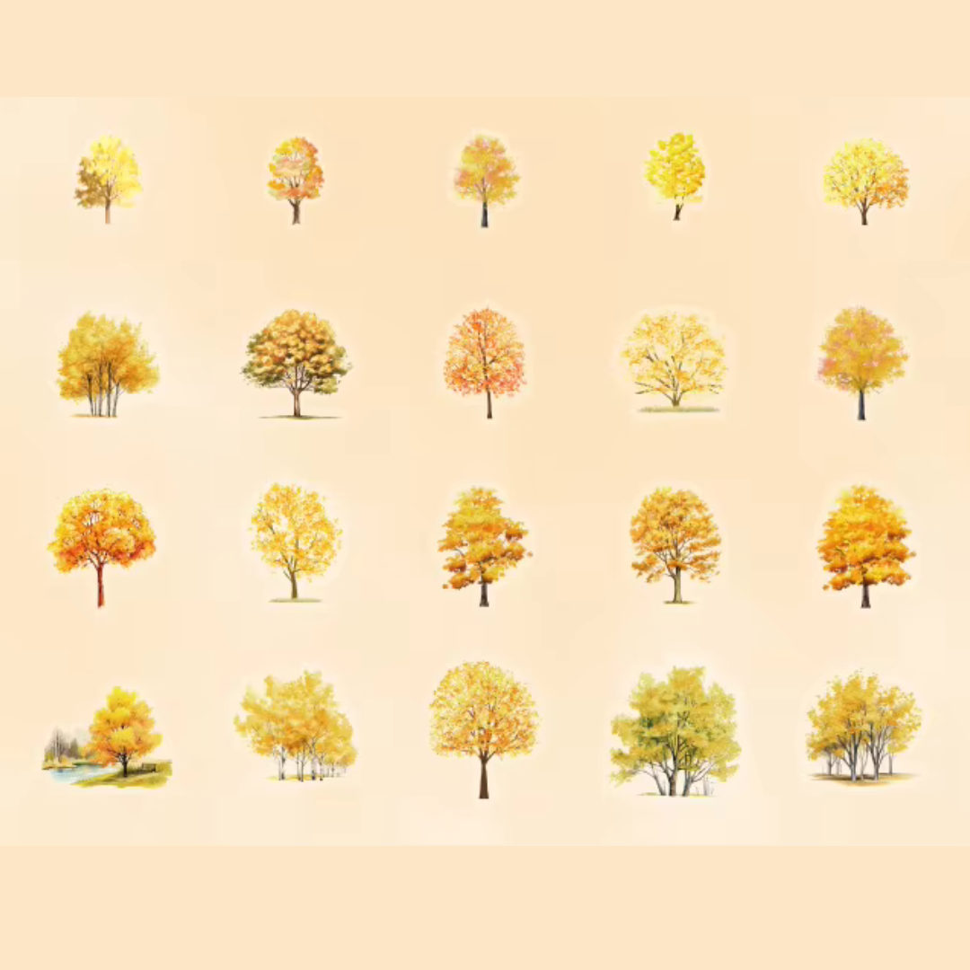 Woodland Tree Sticker Packs