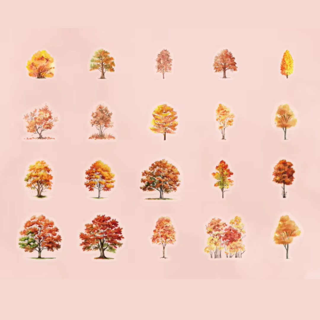 Woodland Tree Sticker Packs
