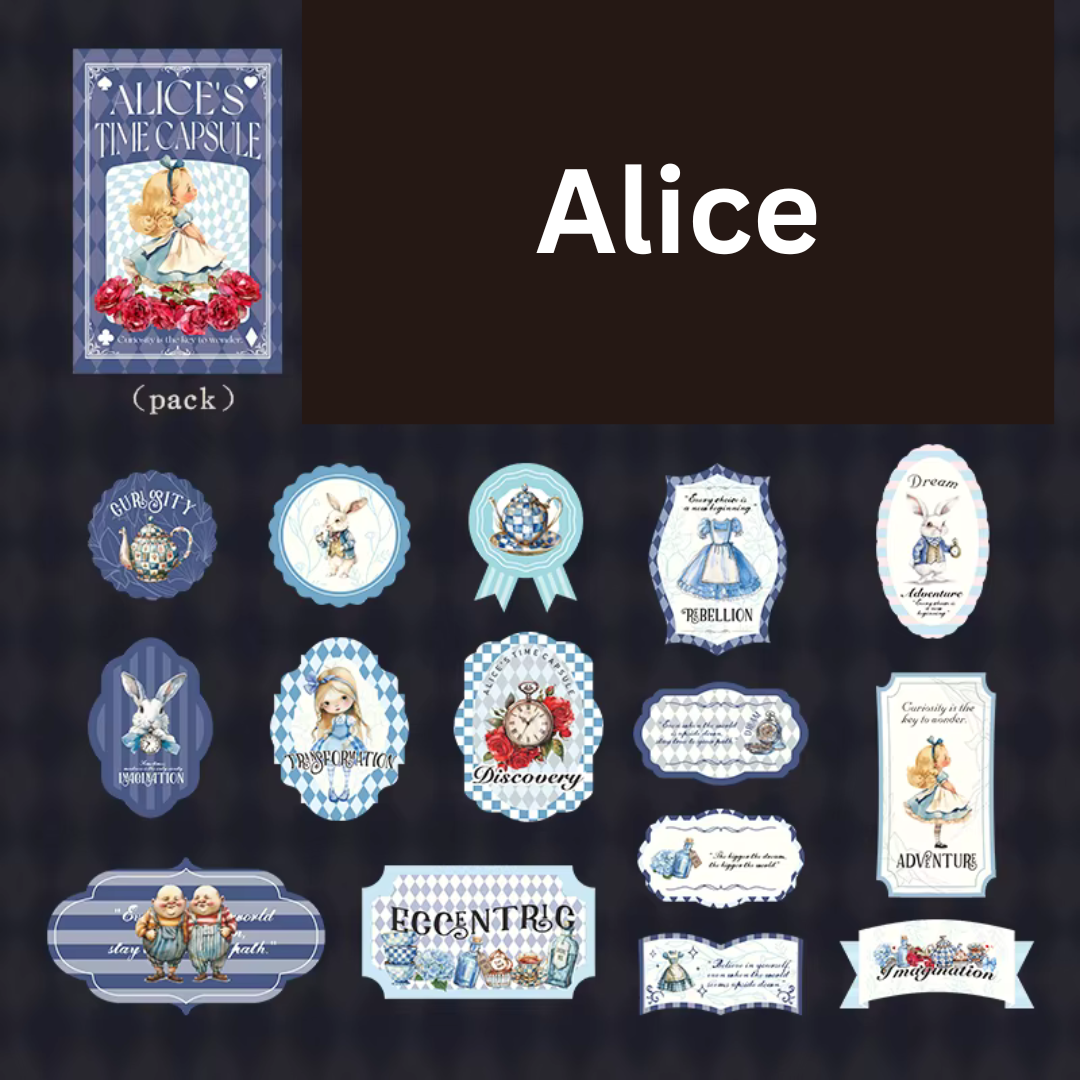 Alice in Wonderland Adventure Stickers