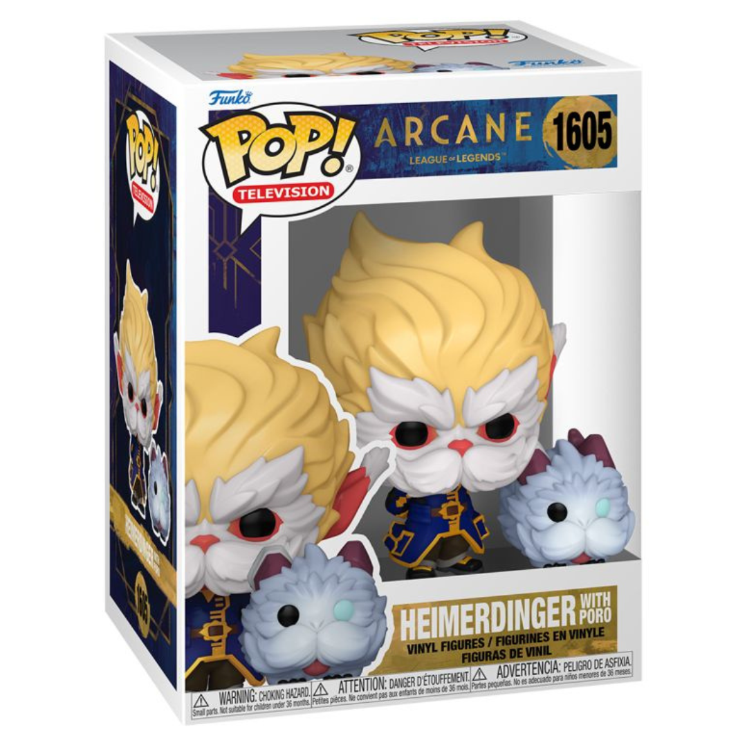 Arcane: League of Legends (TV) Heimerdinger with Poro Pop!