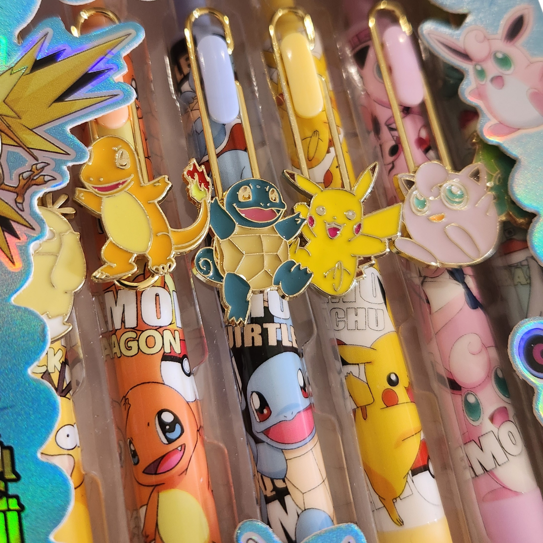 Pokemon Charm 6 Pack Pen
