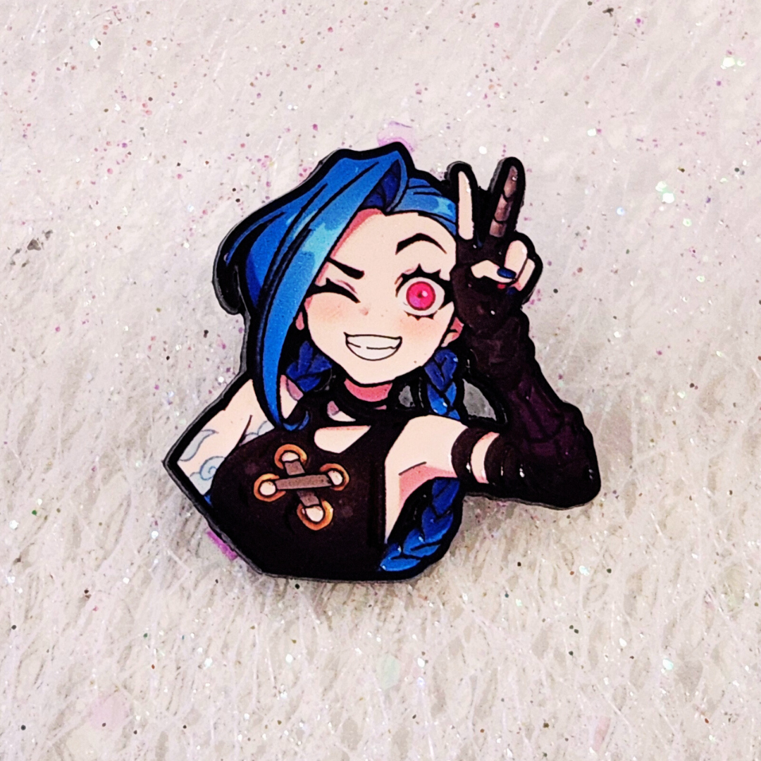 Jinx Arcane Alloy Pin