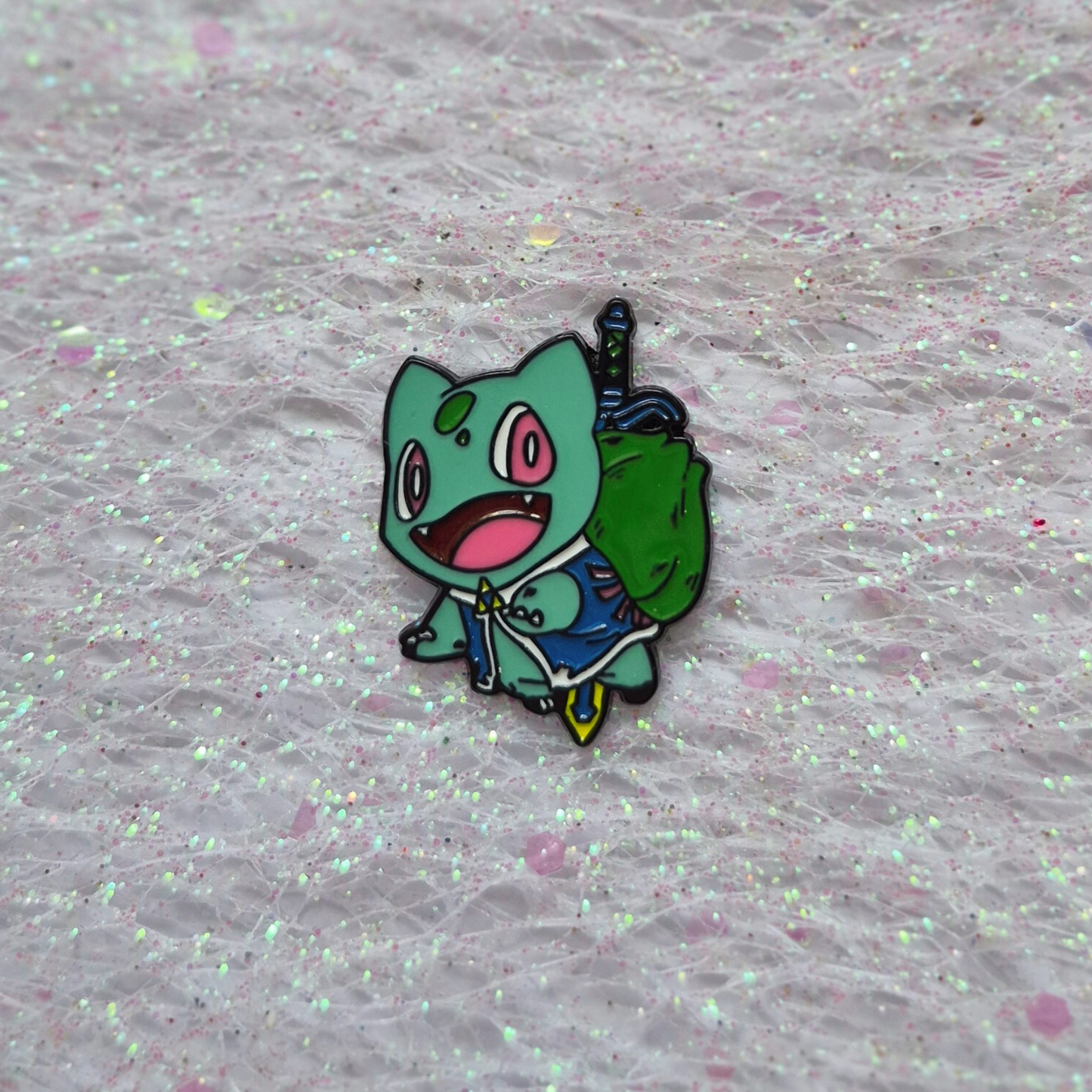 Bulbasaur x Zelda Enamel Alloy Pin
