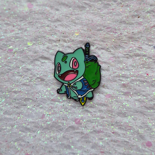 Bulbasaur x Zelda Enamel Alloy Pin