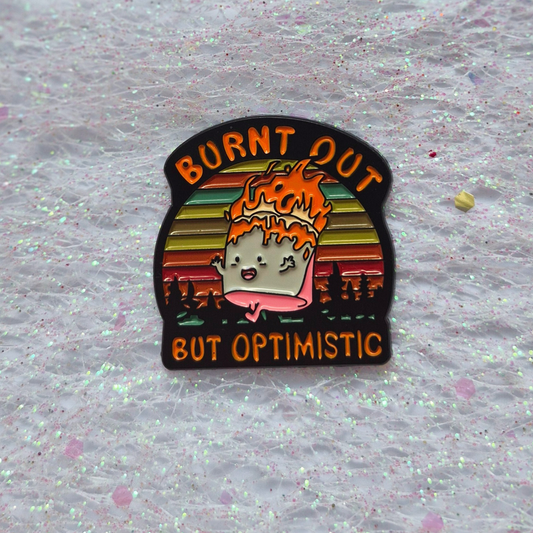 Burnt Out Enamel Alloy Pin