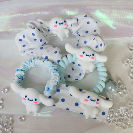 Cinnamoroll Polka Dot 4-Pack Hair Set