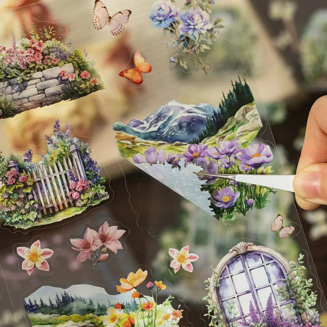 Collage Fragment 100 Piece Sticker Book