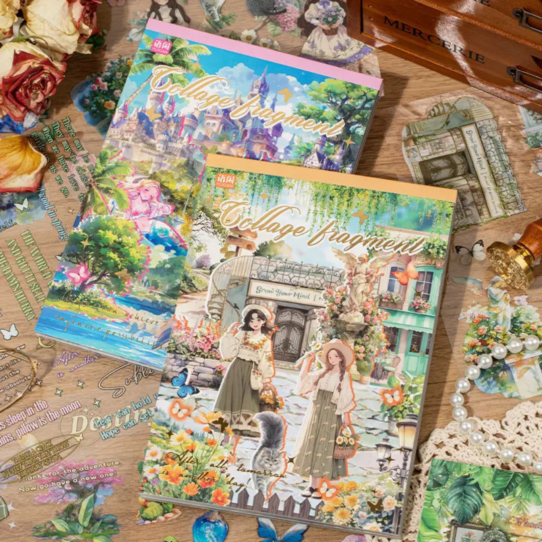 Collage Fragment 100 Piece Sticker Book