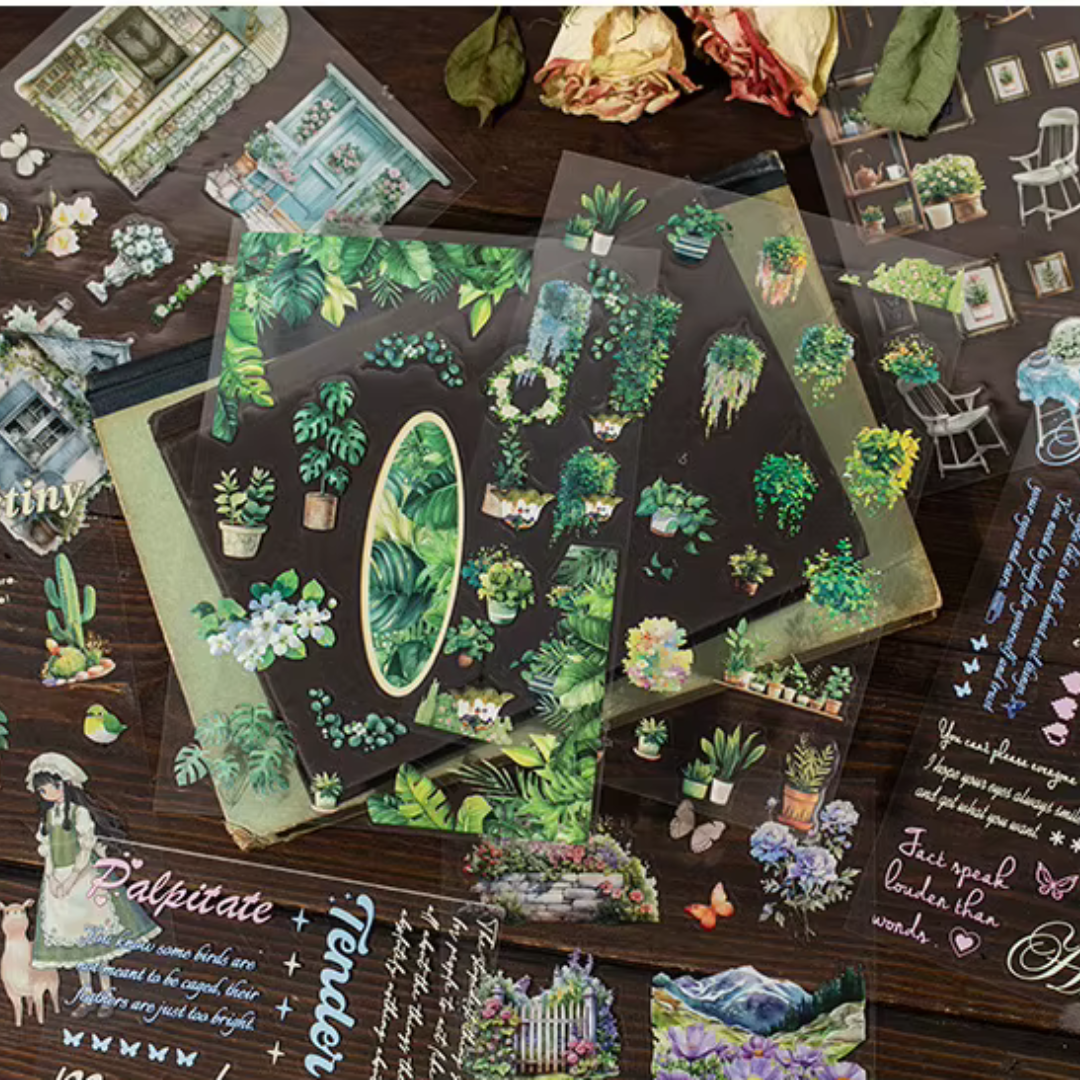 Collage Fragment 100 Piece Sticker Book