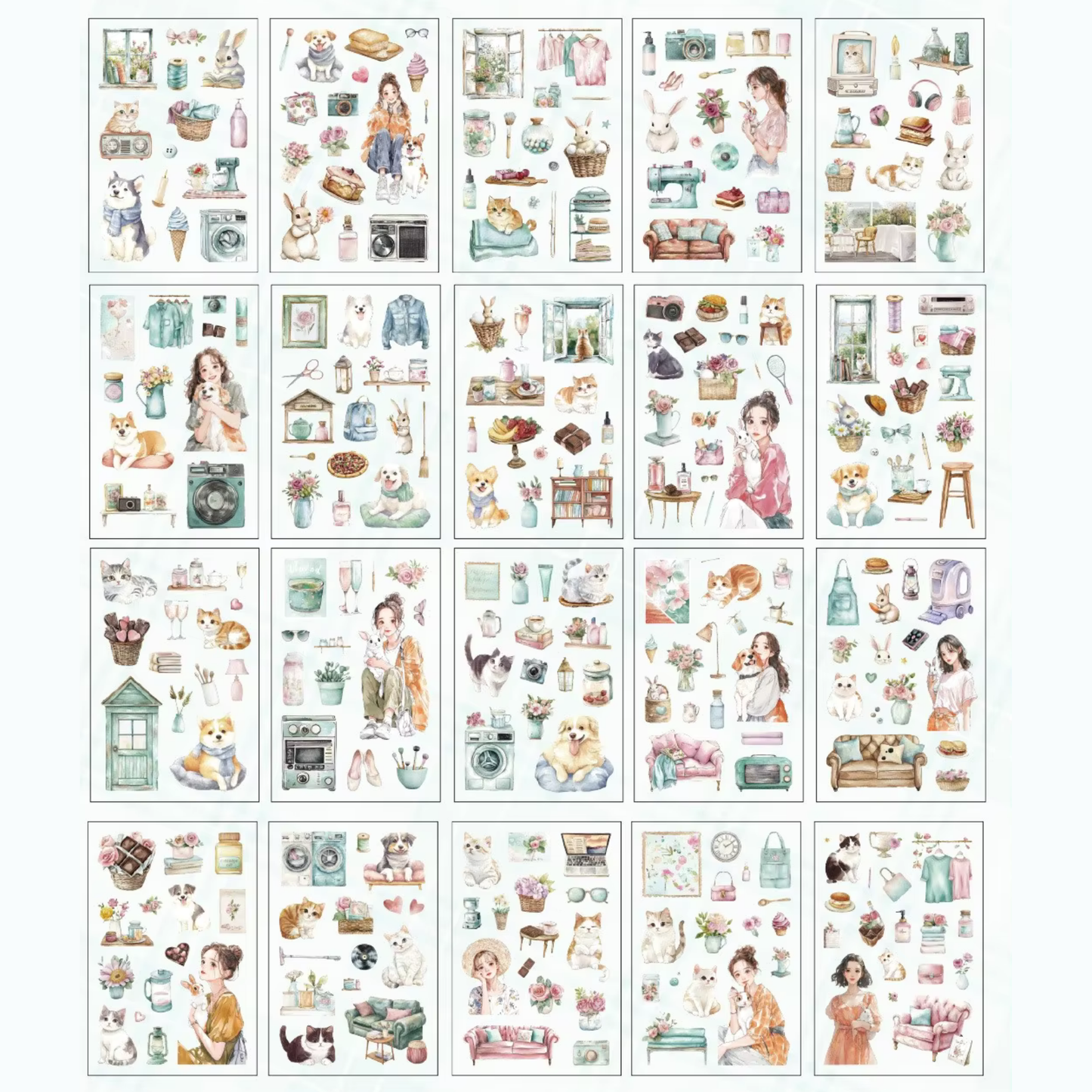 Cozy Life Sticker Book
