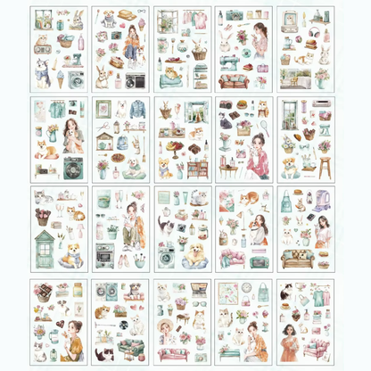 Cozy Life Sticker Book