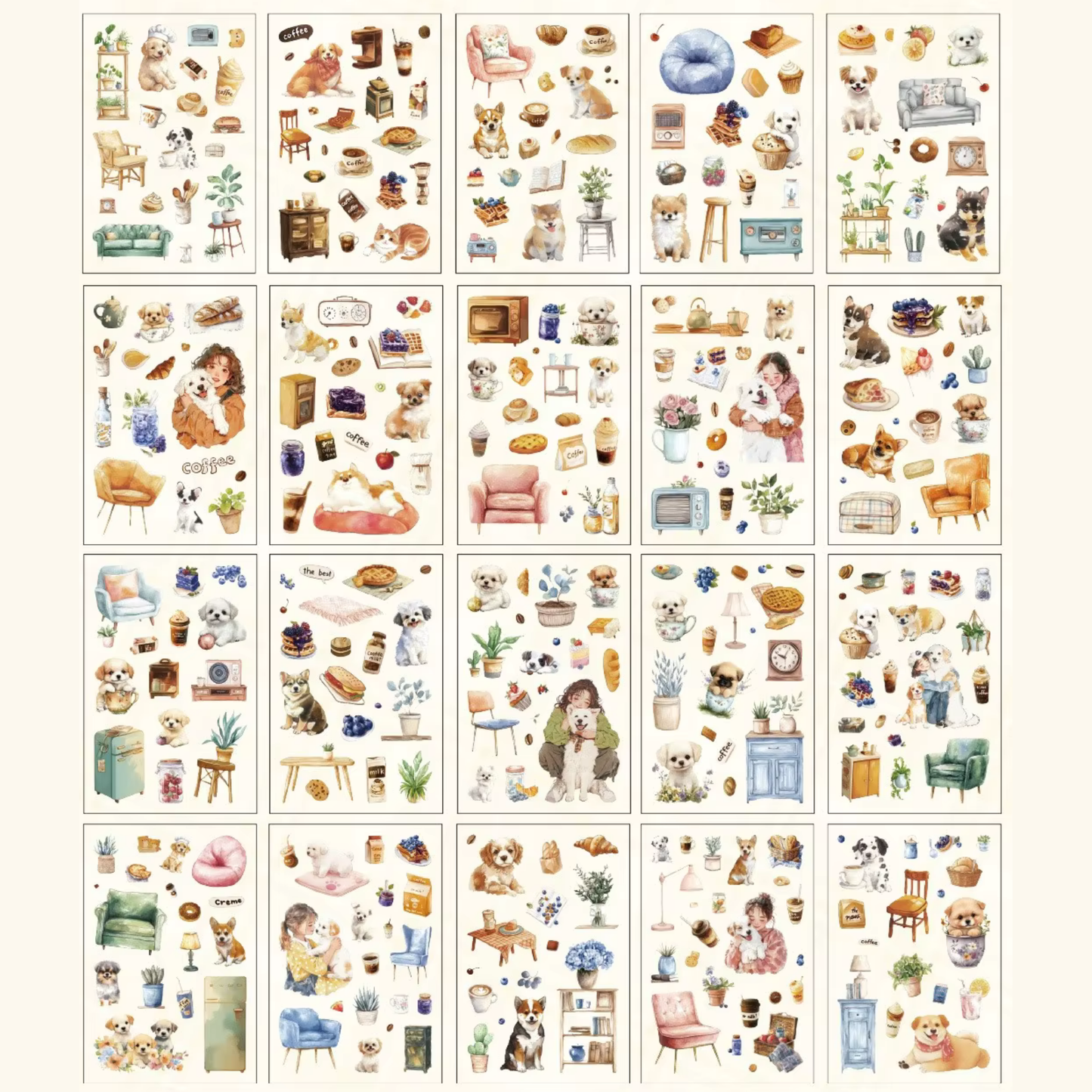 Cozy Life Sticker Book