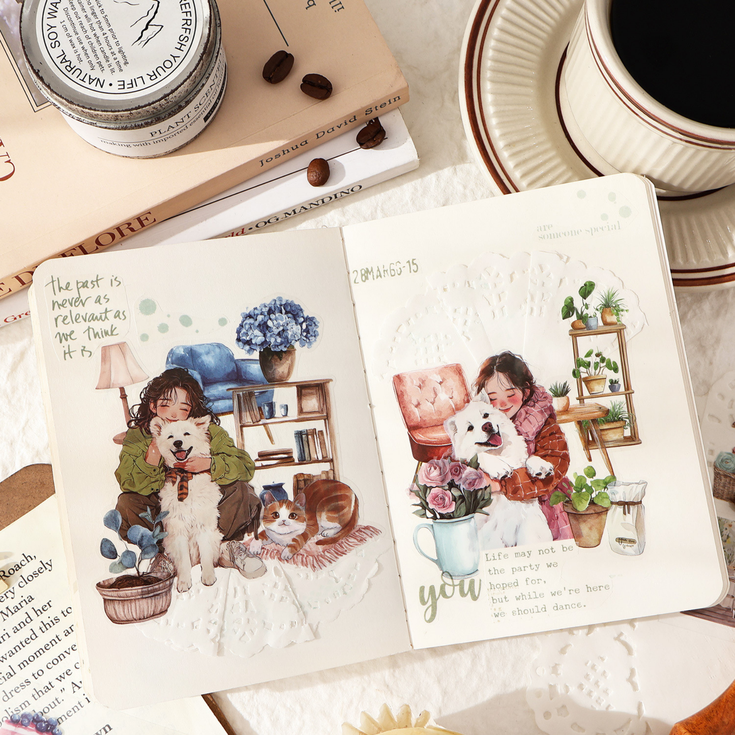 Cozy Life Sticker Book