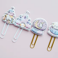 Kawaii Cat Paper Clip Set