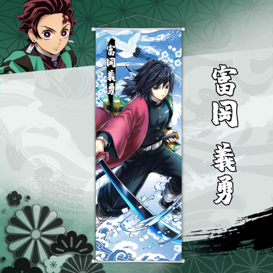 Demon Slayer Giyu Tomioka Wall Scroll