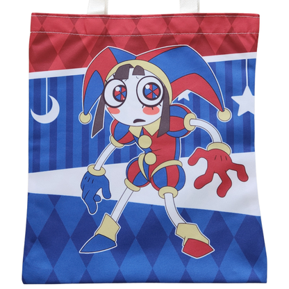 The Amazing Digital Circus Pomni Canvas Tote Bag