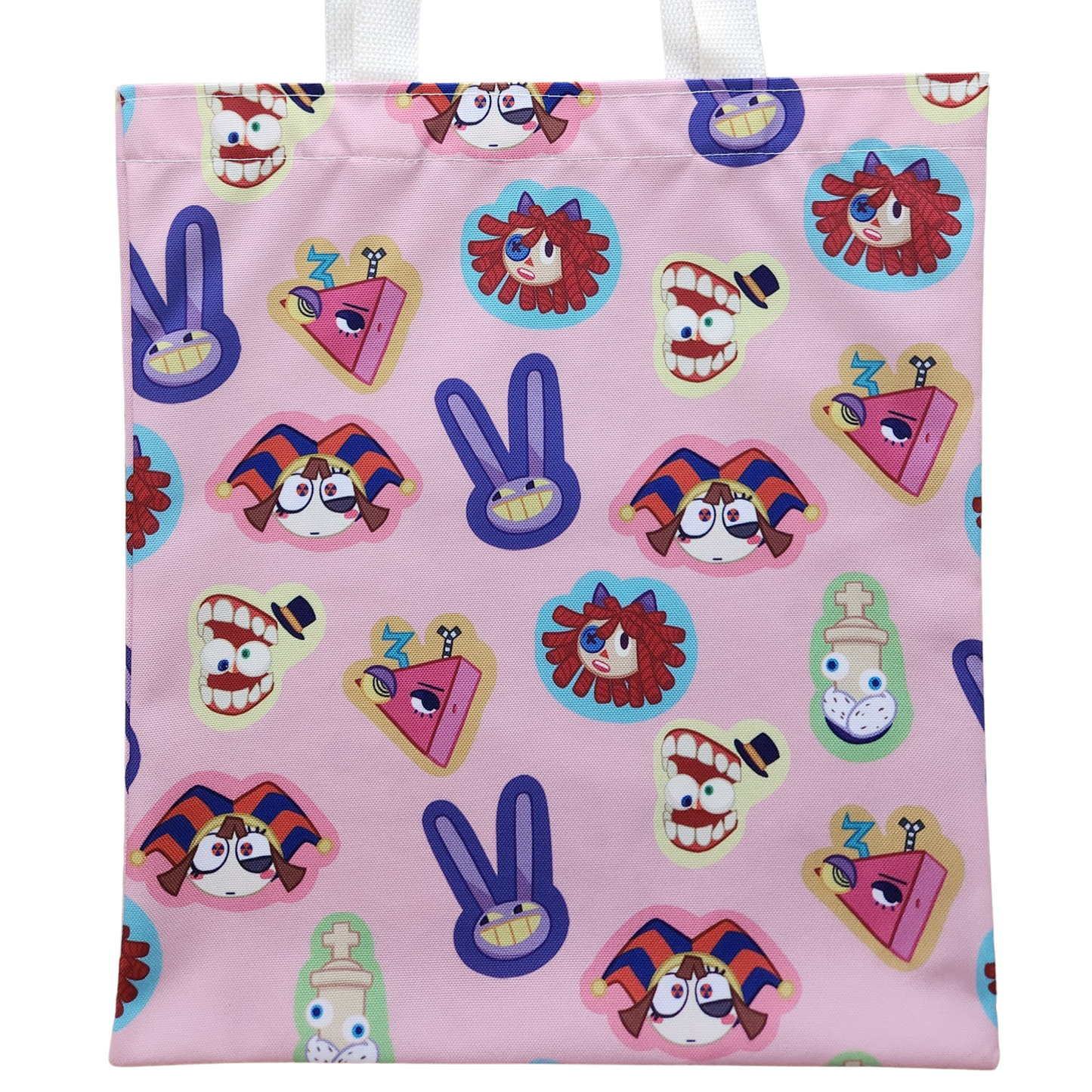 The Amazing Digital Circus All Over Print Canvas Tote Bag
