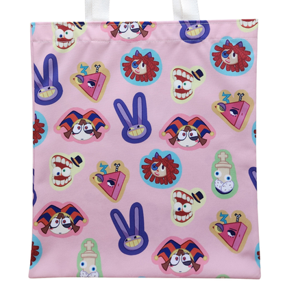 The Amazing Digital Circus All Over Print Canvas Tote Bag