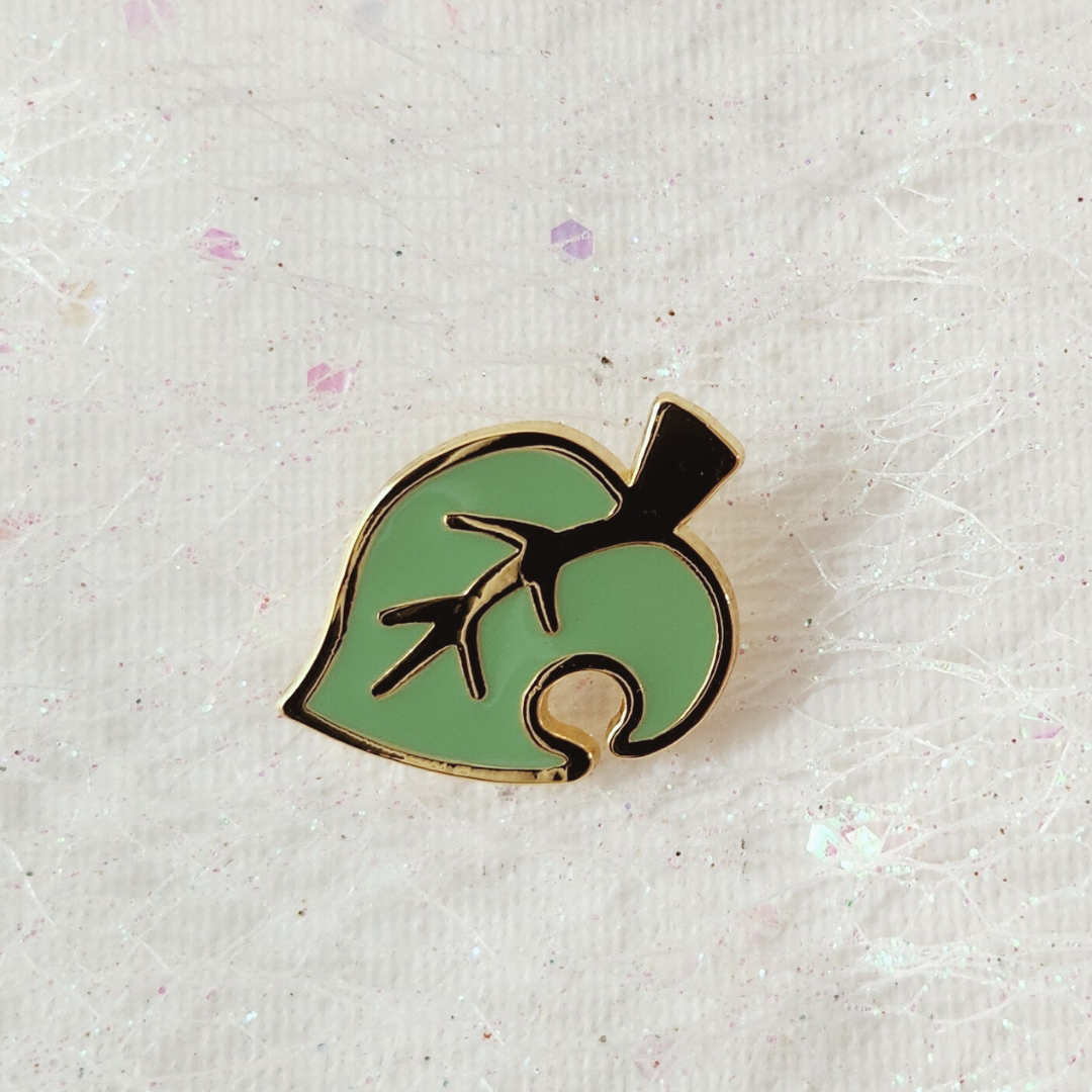 Animal Crossing Leaf Pin