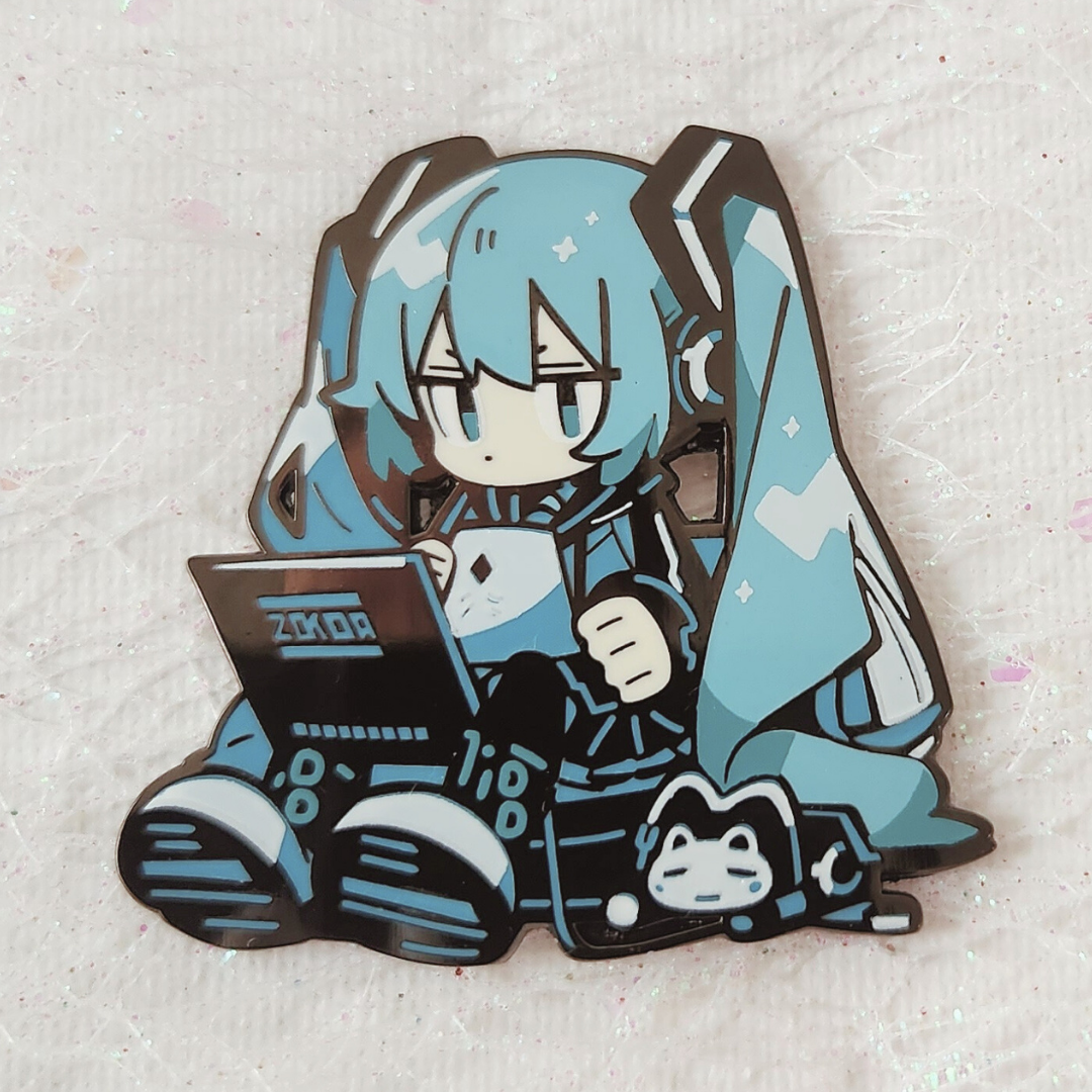 Gamer Hatsune Miku Enamel Pin