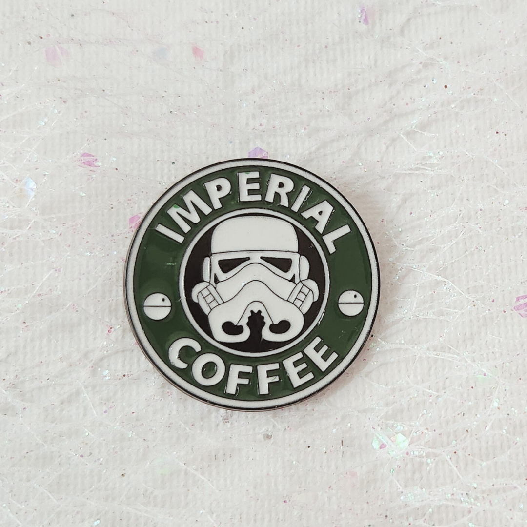 Imperial Coffee Enamel Pin
