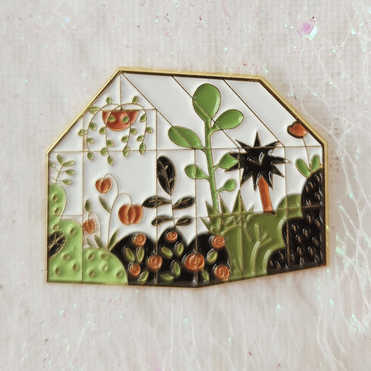 Greenhouse Garden Enamel Pin