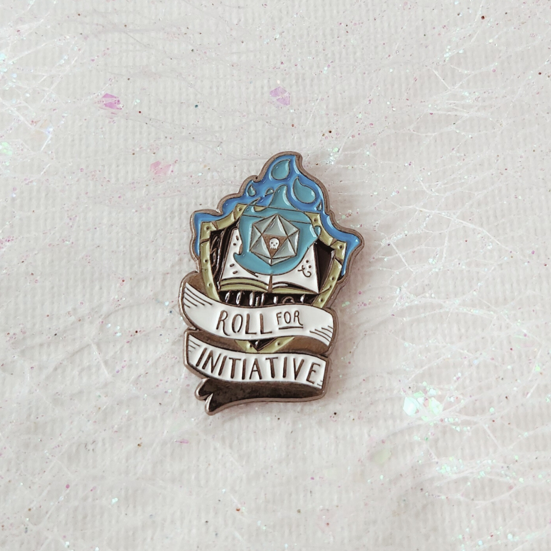 Roll for Initiative Enamel Pin
