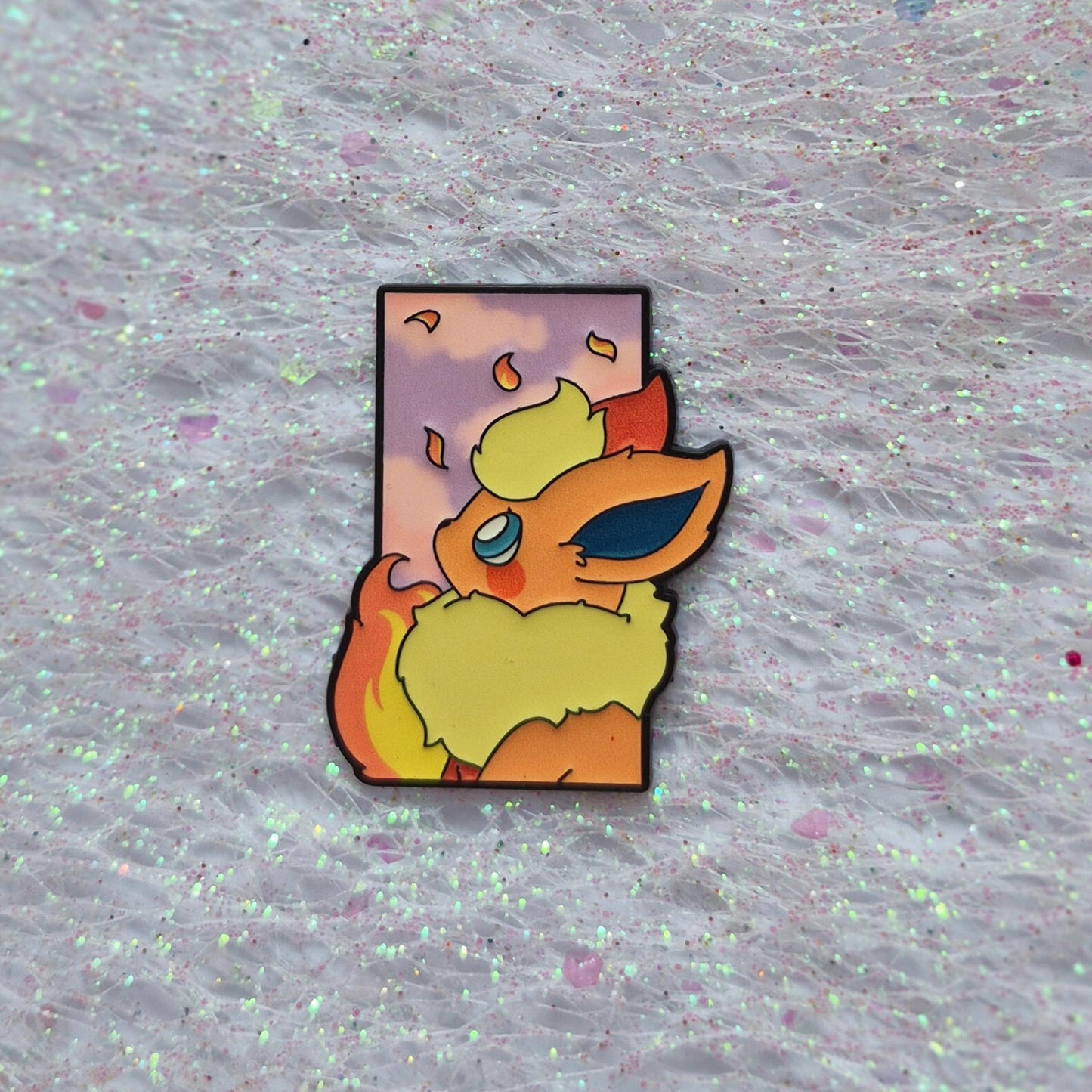 Pokemon Flareon Skylight Enamel Alloy Pin