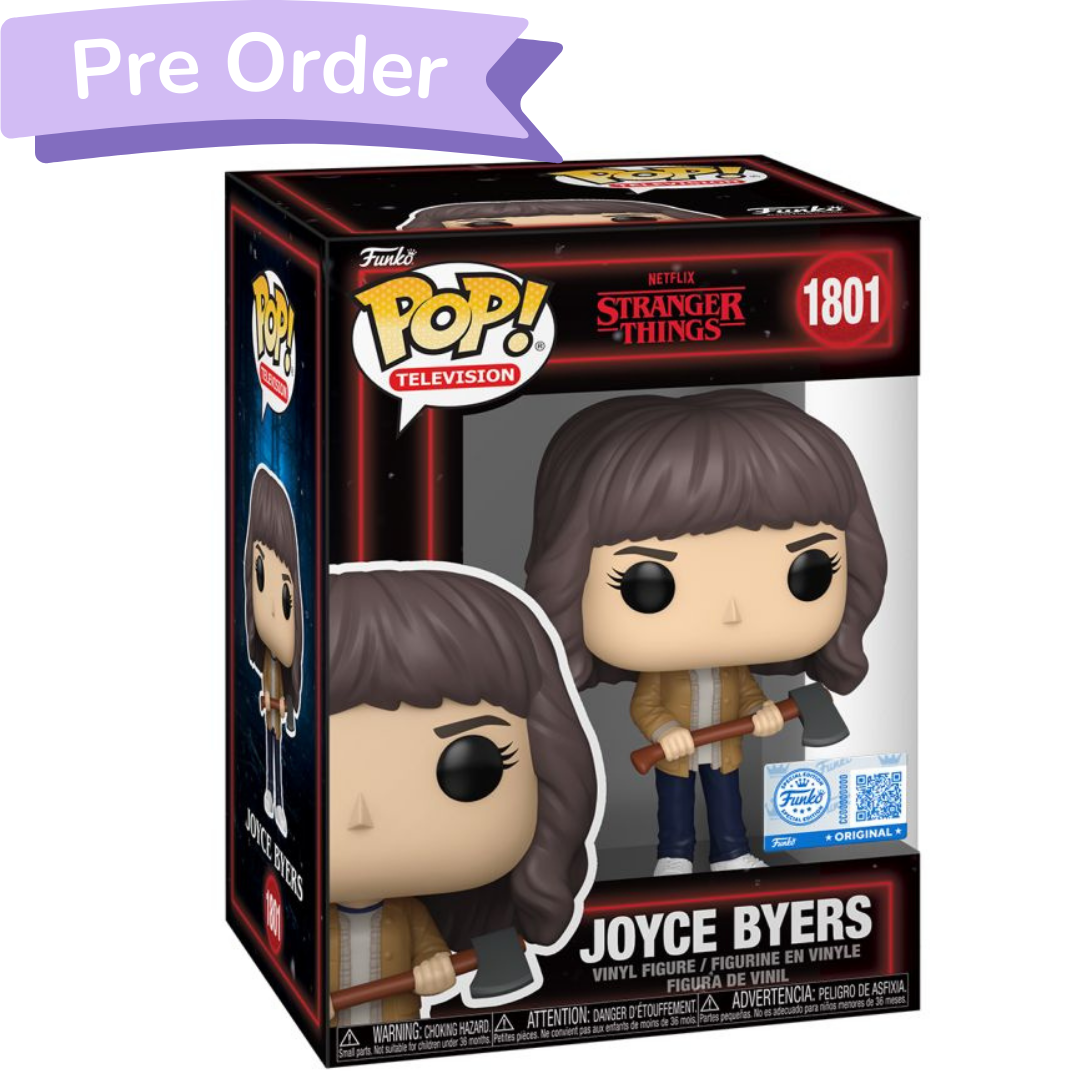 Stranger Things Joyce Byers with Axe Exclusive Pop