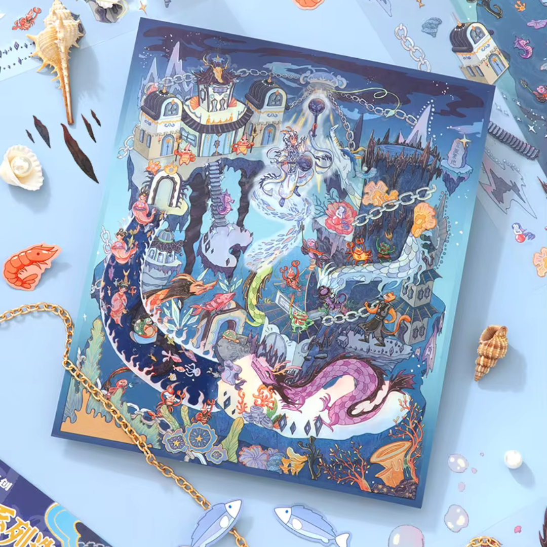 Fantasea Isometric Sticker Scene