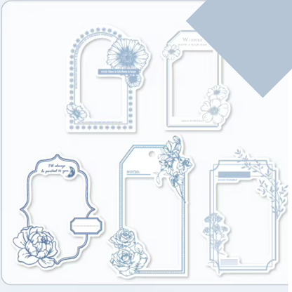 Floral Paper Sticker Frames