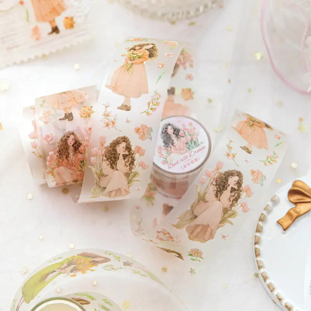 Flower Girl Sticker Tape