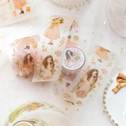 Flower Girl Sticker Tape