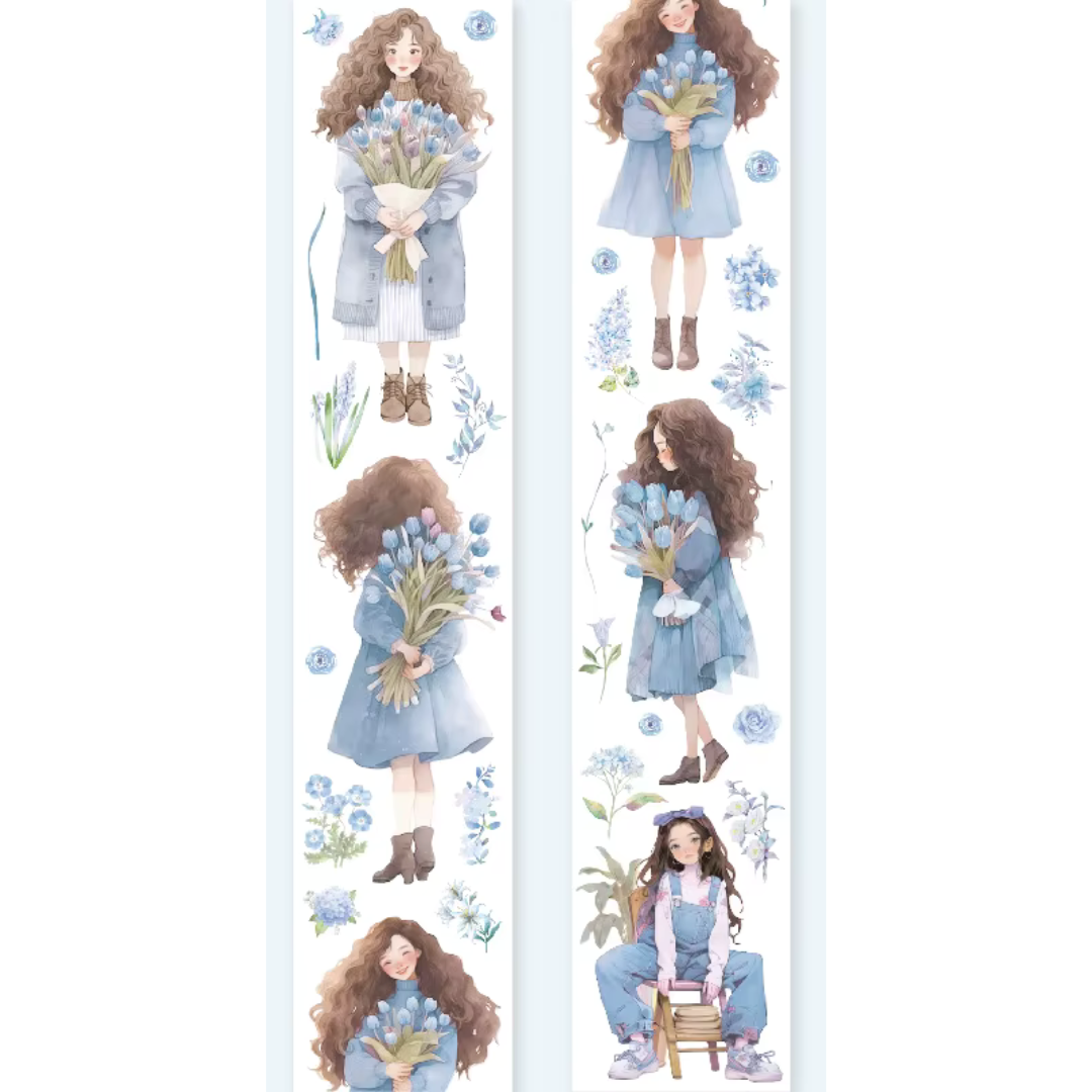 Flower Girl Sticker Tape