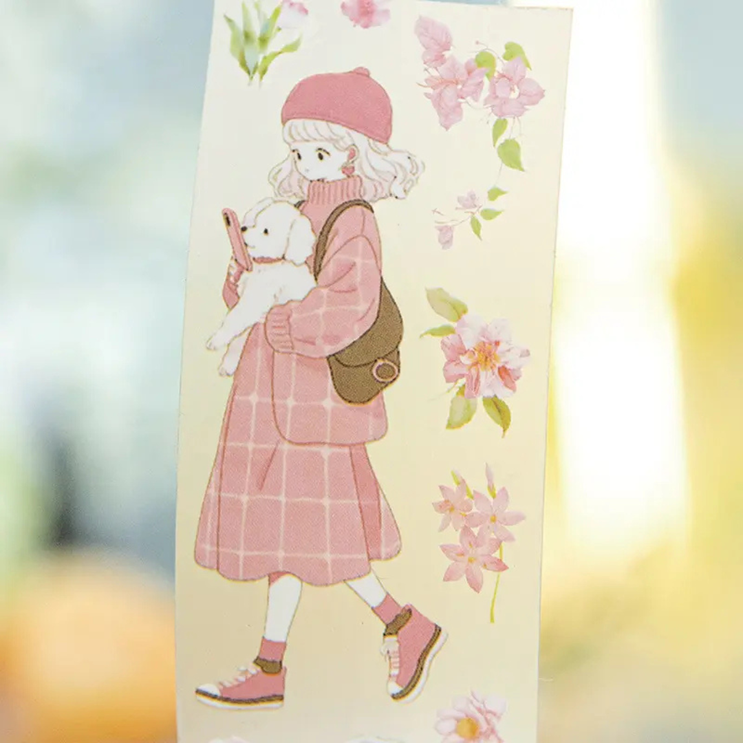 Flower Girl Sticker Tape