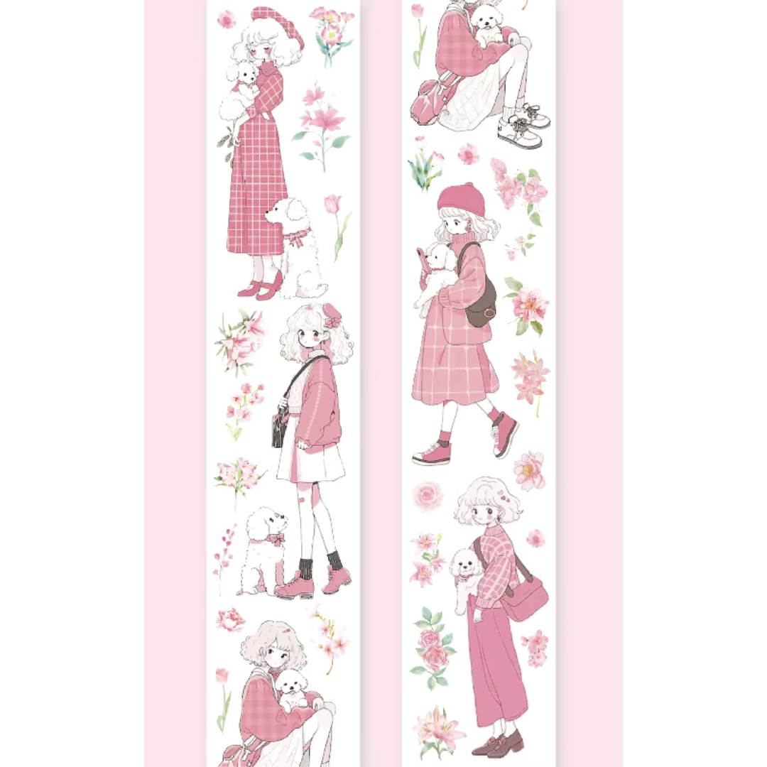 Flower Girl Sticker Tape