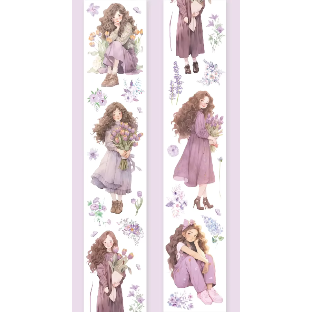 Flower Girl Sticker Tape