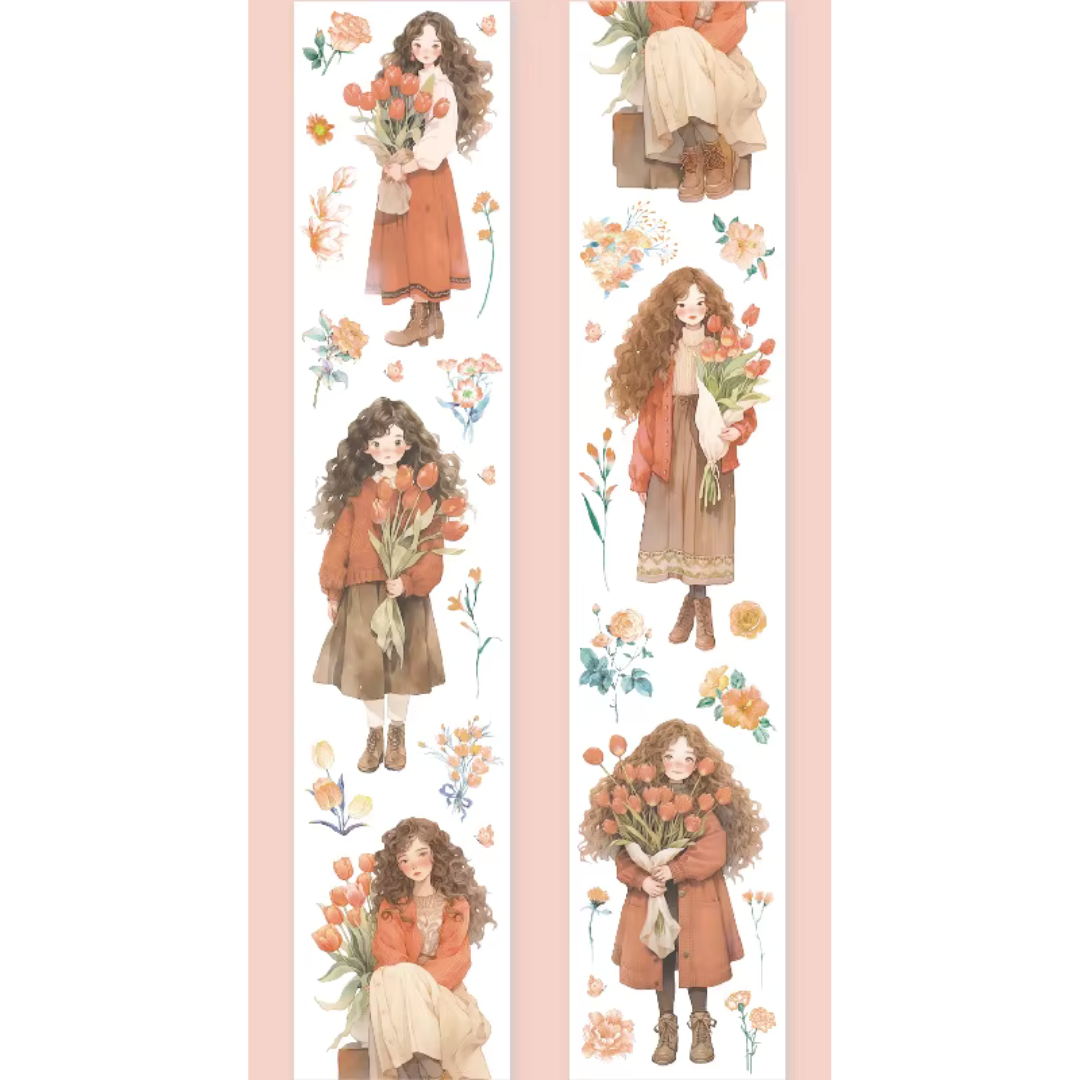 Flower Girl Sticker Tape