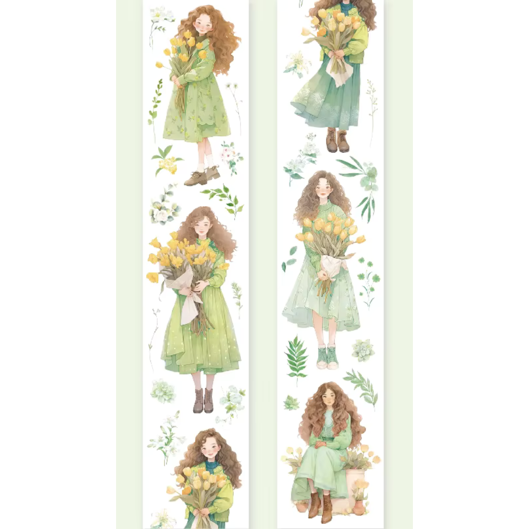 Flower Girl Sticker Tape