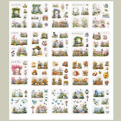 Garden Secrets Sticker Book