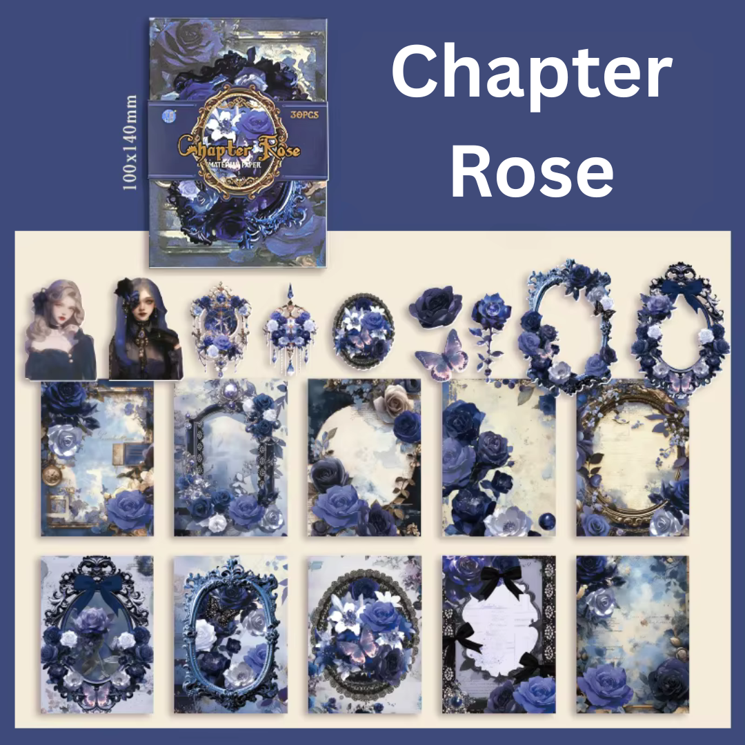 Gothic Rose Sticker and Paper Pack
