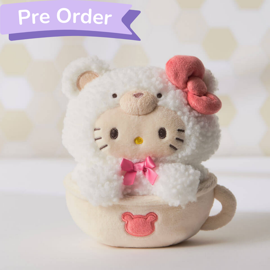 Hello Kitty Latte Bear Small Plush