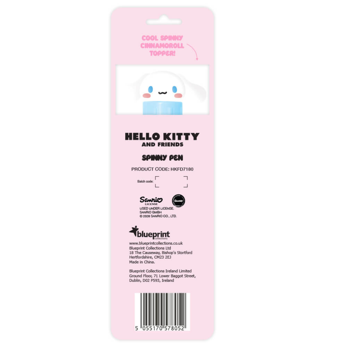 Hello Kitty and Friends My Favourite Days Cinnamoroll Spinny Pen