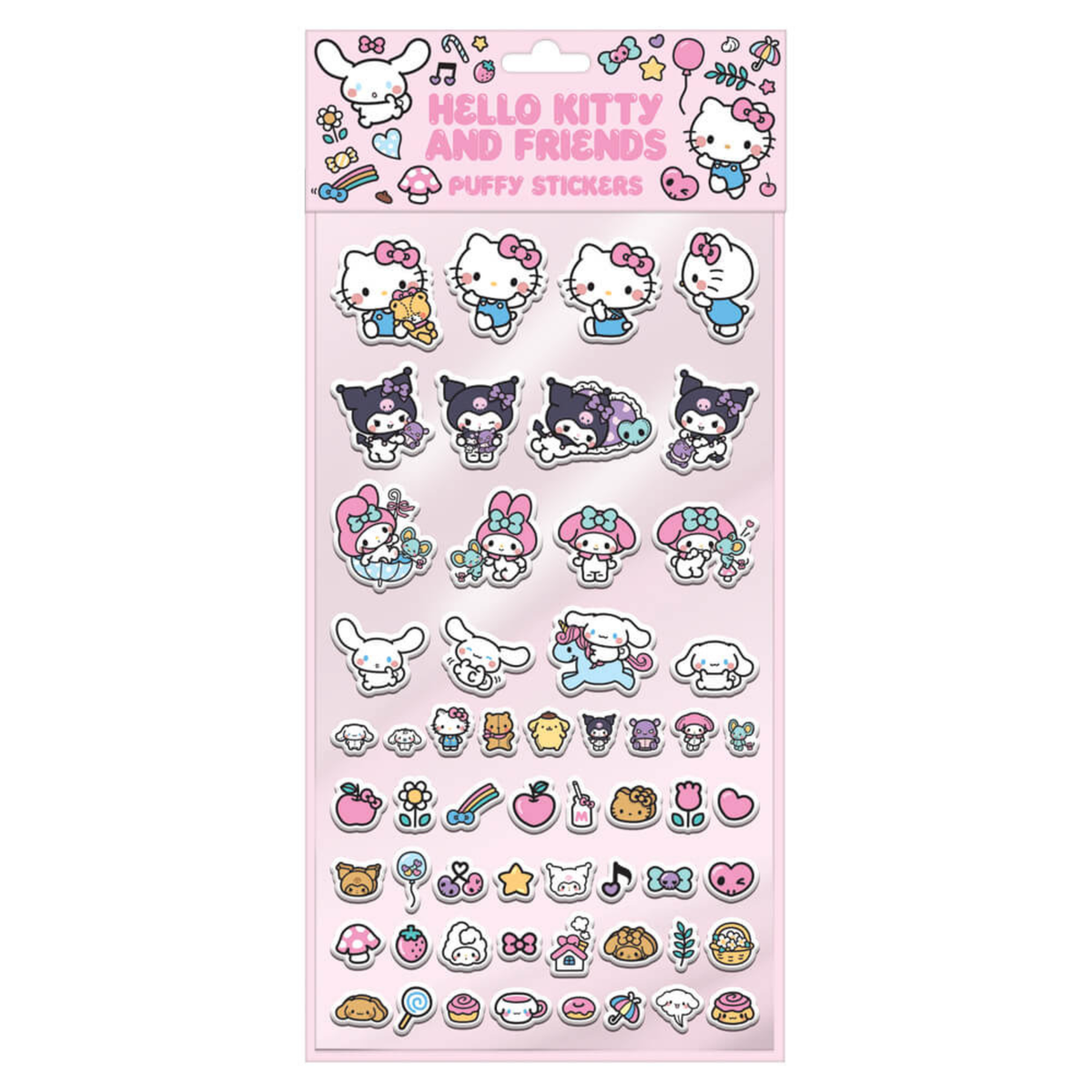 Hello Kitty and Friends My Favourite Days Puffy Sticker Set