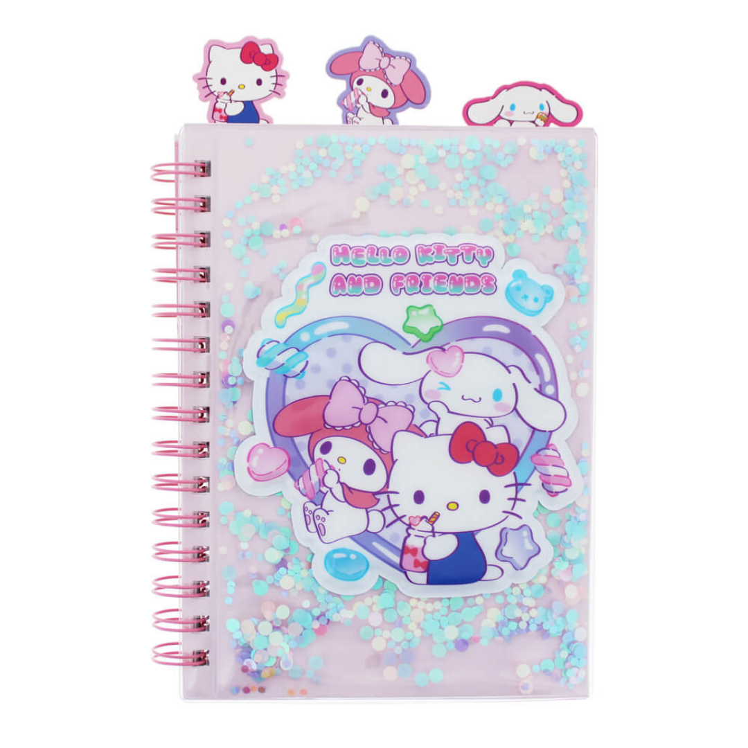 Hello Kitty Sweets Glitter Notebook