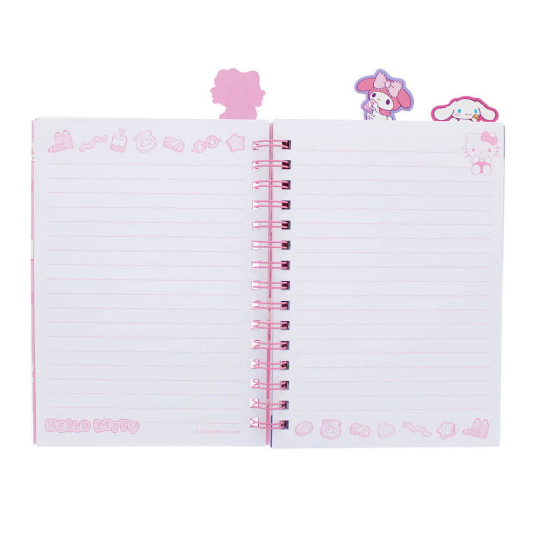 Hello Kitty Sweets Glitter Notebook