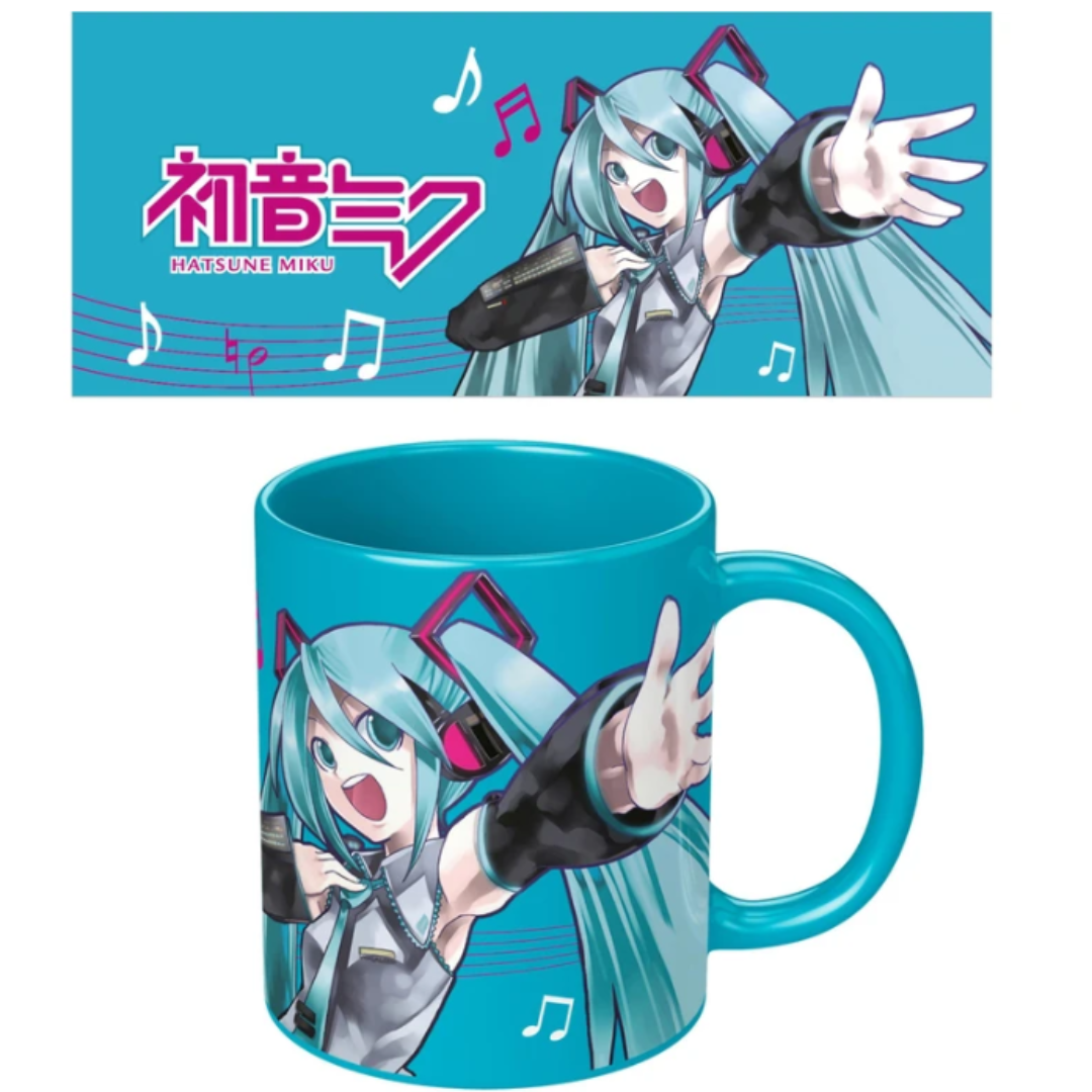 Hatsune Miku Music Notes Ceramic Mug