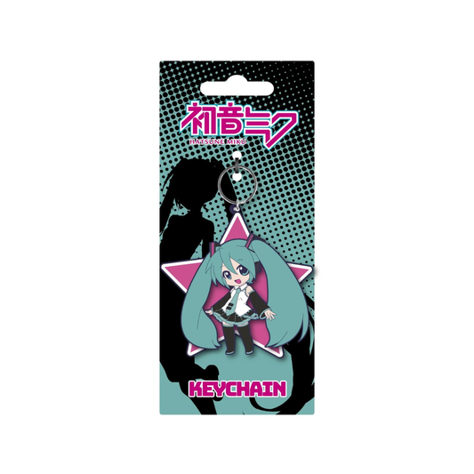 Hatsune Miku Star Moulded Keyring
