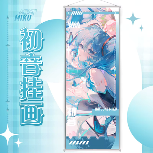 Hatsune Miku Cool Pop Wall Scroll