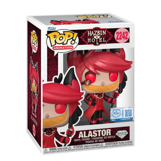 Hazbin Hotel - Alastor Exclusive Diamond Glitter Pop